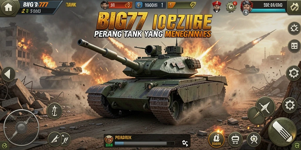 Antarmuka permainan BIG77 yang dinamis dan penuh aksi.