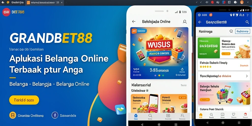Antarmuka aplikasi GRANDBET88 yang sederhana dan menarik.