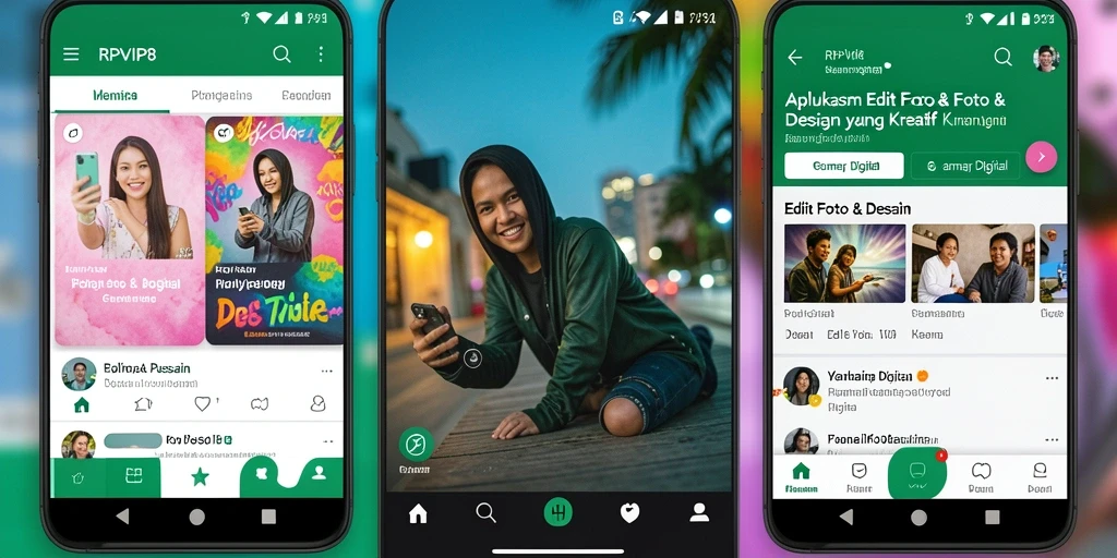 Antarmuka RPVIP8 yang menarik dan mudah digunakan untuk pengeditan gambar.