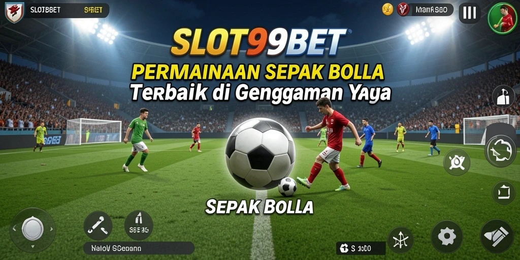Tampilan antarmuka SLOT99BET untuk permainan Sepak Bola yang seru.