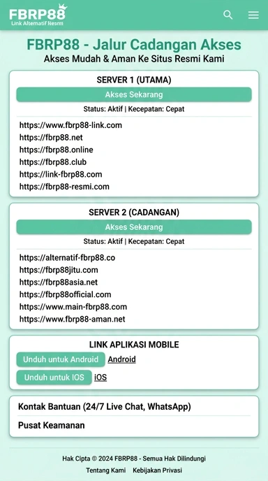 Link Alternatif fbrp88 untuk Pengguna Android Indonesia